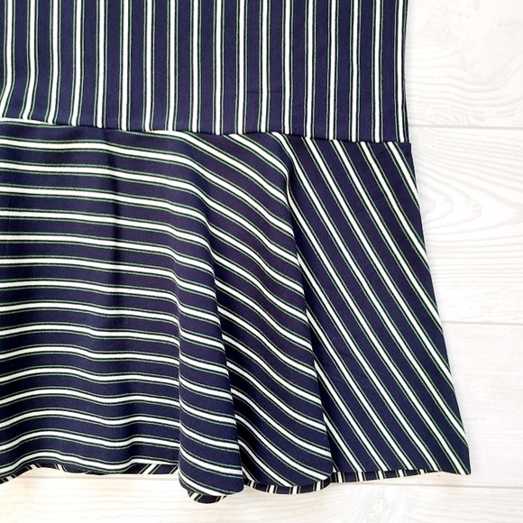 Ann Taylor Striped Ruffle Skirt - Picture 2 of 7